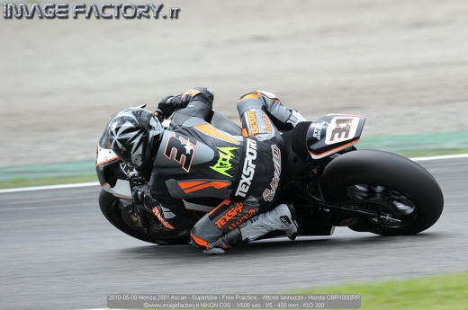 2010-05-08 Monza 2561 Ascari - Superbike - Free Practice - Vittorio Iannuzzo - Honda CBR1000RR